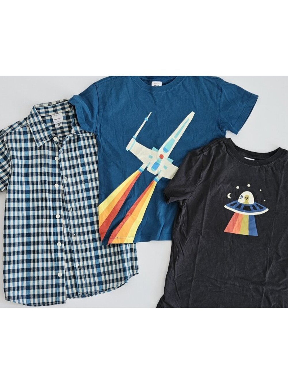 Hanna Andersson 130 8 Graphic Tee Top T-shirt Shirt Lot